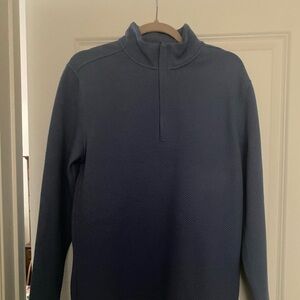 Walter Hagen Men’s Clubhouse 1/4 Zip Midweight Sz S Mid Blue NWT